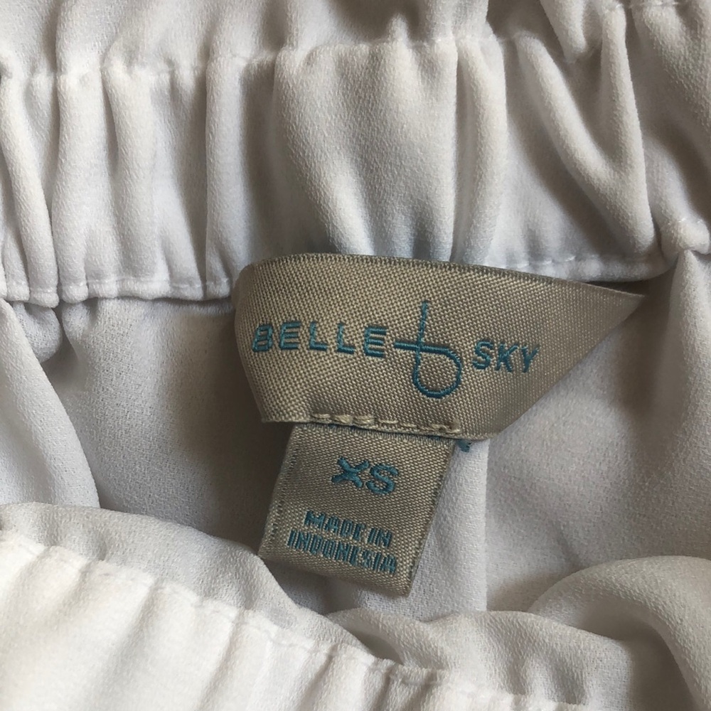 Belle Sky White One-Shoulder Top - Picture 2 of 6